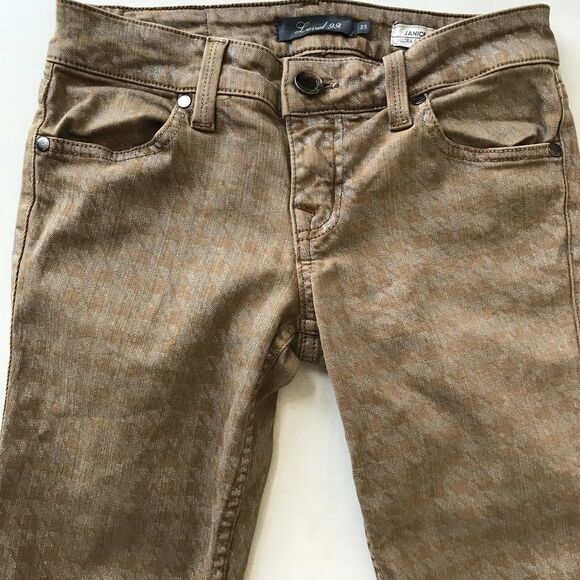 Level 99 Janice Women Jeans Ultra Skinny Low Rise Ankle Houndstooth Denim - Picture 2 of 11